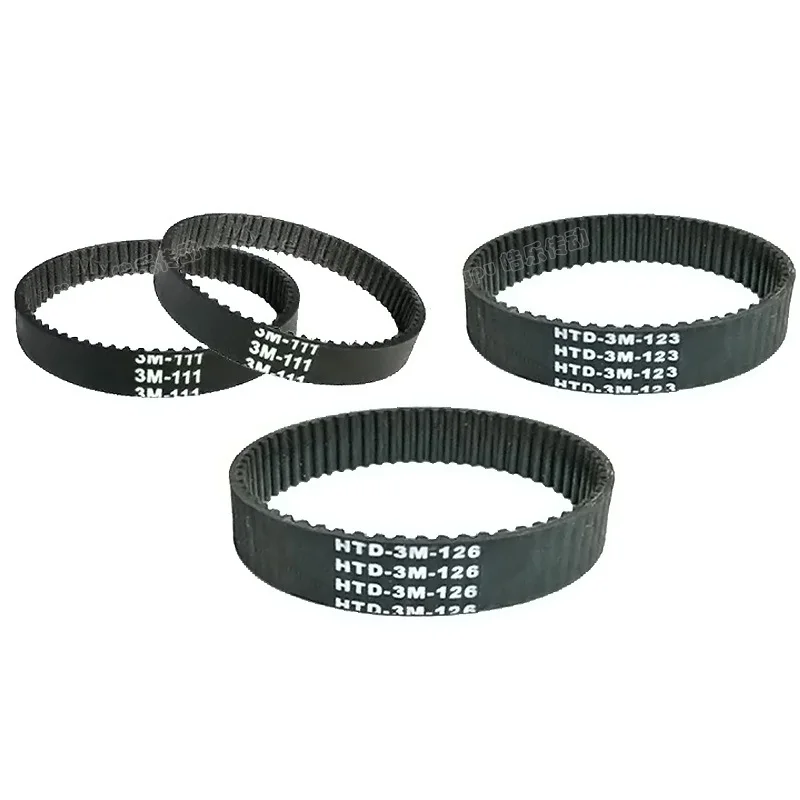 

Rubber HTD 3M Timing belt 111/117/120/123/126/132/135/138/141/144/147 Width 6mm, 8mm,10mm can choose