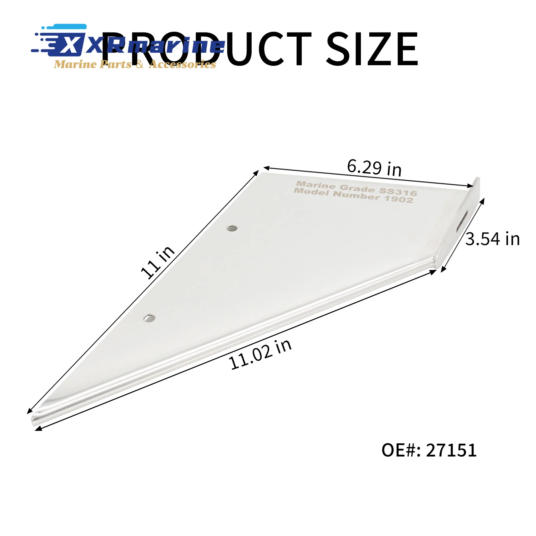 Skeg Guard Protector Fits for Yamaha 2 4 Stroke 115 To 350 HP For Mercury 4-Stroke 225HP 250HP For Suzuki 4-stroke 250 300 HP - view 3