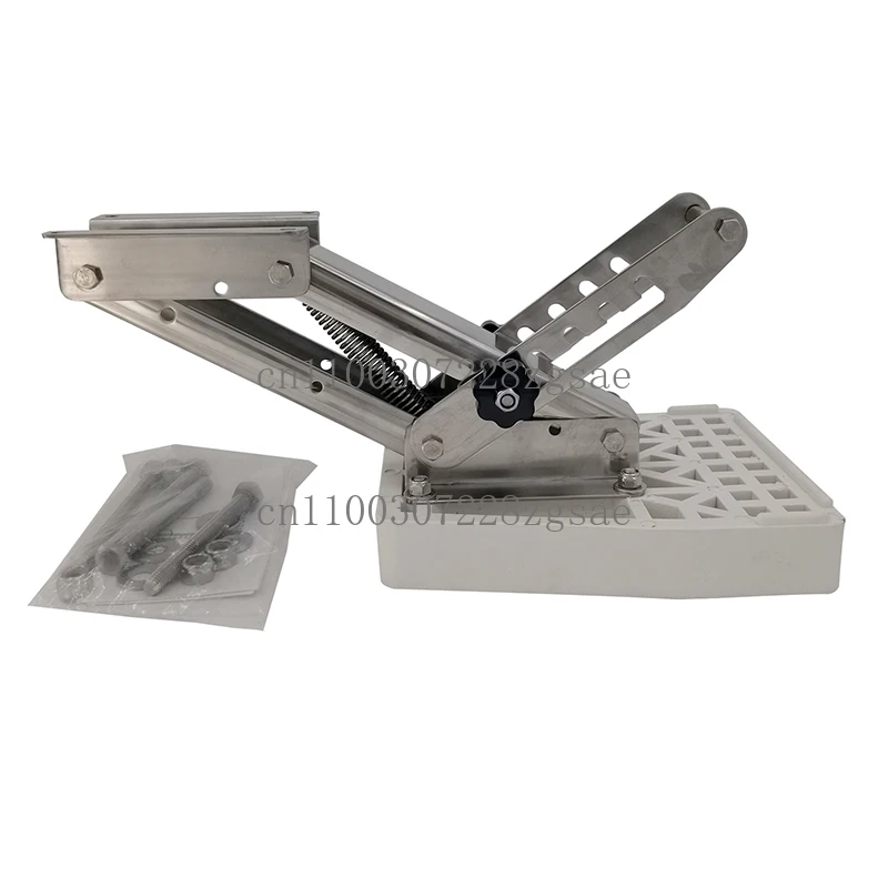 Stainless steel motor bracket, engine bracket, five-gear adjustable, marine yacht hardware accessories