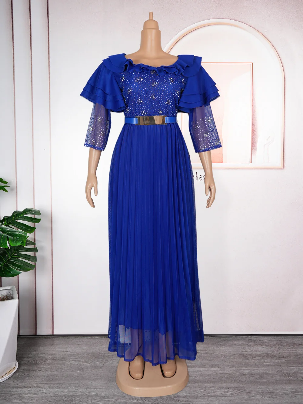 فساتين الحفلات الأفريقية مقاس كبير للنساء 2025 موضة جديدة Dashiki أنقرة ثوب مسائي لحفلات الزفاف فستان ماكسي إسلامي تركي أنيق