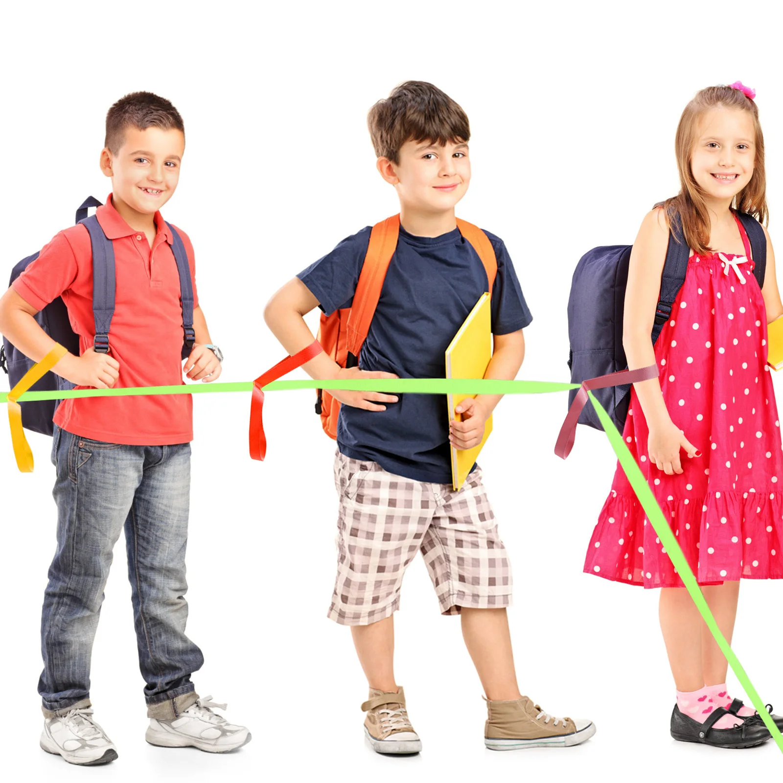 

2Pcs Safety Walking Ropes for Kids Toddlers Handles Daycare Preschool Rope Anti Lost Leash Walking Rope