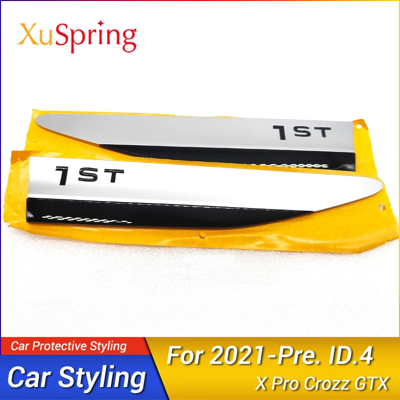 Car Side Wing Fender Door Emblem for VW ID.4 pro x crozz gtx 2021 2022 Badge Sticker Trim Styling Accessories