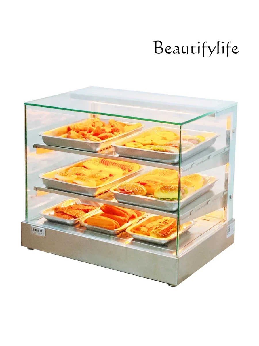 

Commercial heating constant temperature fritters and biscuits display cabinet for fried chicken insulation cabinet