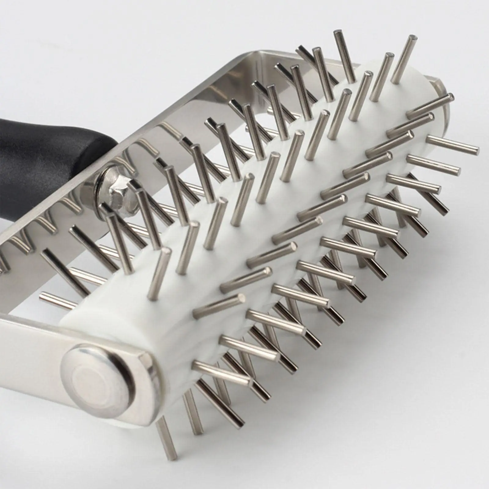 D5 Stainless Steel Dough Roller Docker with PP handle Pizza Roller Pin Wheel Hole Puncher for Pie Bread Kitchen Gadget Tools
