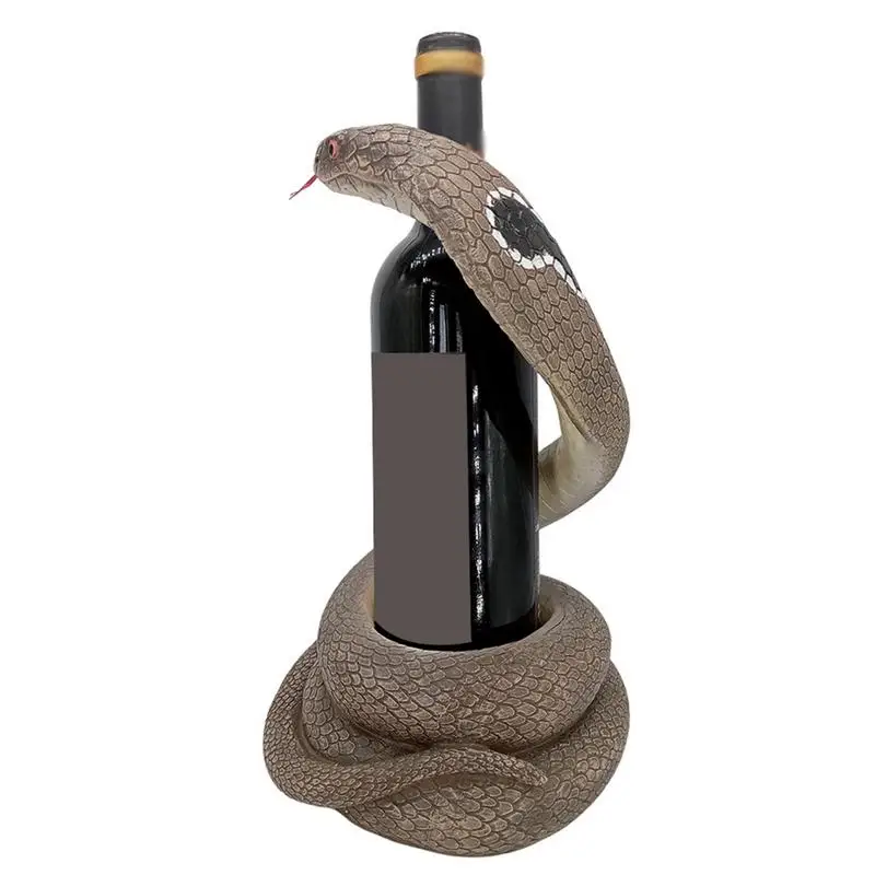 

Red Wine Rack Snake Wine Bottle Holder Modern Style For Home Decoration Table Decor Wine Cabinet Display