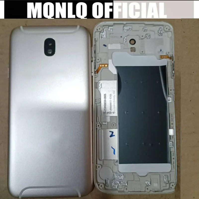 Housing for Samsung Galaxy J7 Pro 2017 J730 J730F Battery Back Cover Rear Door Lid Panel Shell Housing Case Camera Lens view 2