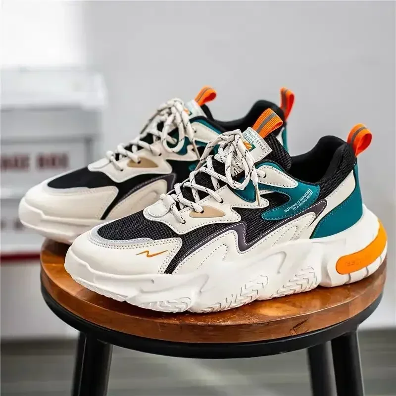 Luxe Heren Sneakers Merk Heren Casual Sneakers 2023 Nieuwe Kwaliteit Schoenen Voor Heren Outdoor Mode Platform Schoenen Tenis Masculino