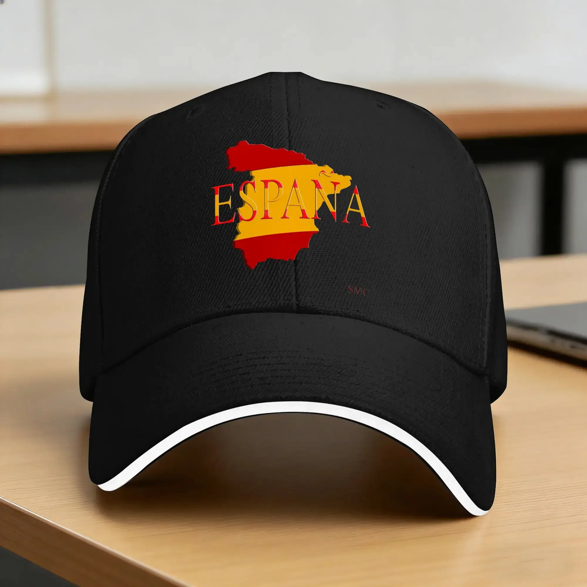 New Espana Spain Map Flag Baseball Cap  Unisex Men Design Trucker Hat Summer Fitted Retro Hunting Camping Sun Visor Baseball Cap