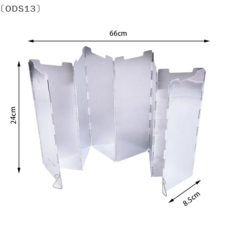 

王ODS13larlaпрессонная система приготовления пищи на открытом воздухе, 8-пластинная складная ветрозащитная плита, компактная для кемпинга