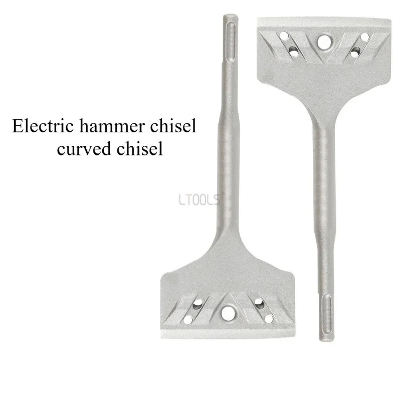 

Electric hammer chisel bending bending 20 ° round handle flat chisel electric hammer bending chisel cement wall