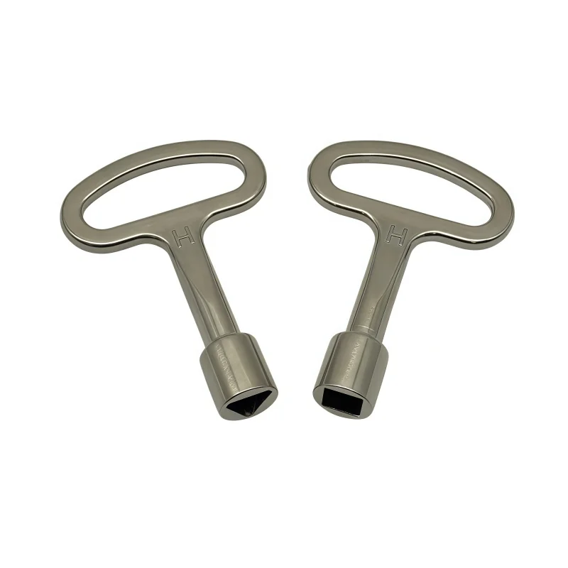 Triangle key Square lock airfoil lock that be applied to train High-speed rail Elevator and Cabinet door key 1pcs