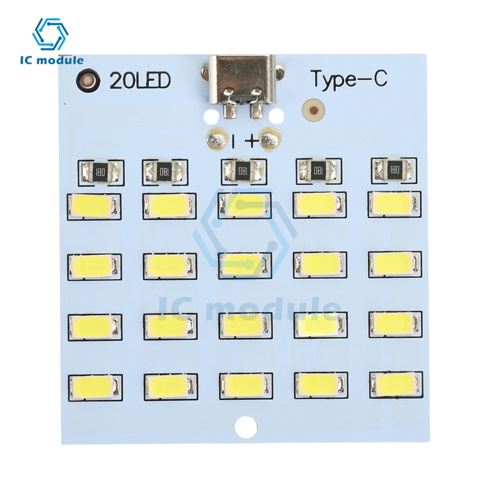 

5730 SMD 5V~470mA 430mA White USB 5730 Micro LED Lighting Panel Emergency USB mobile light Emergency light Night Light