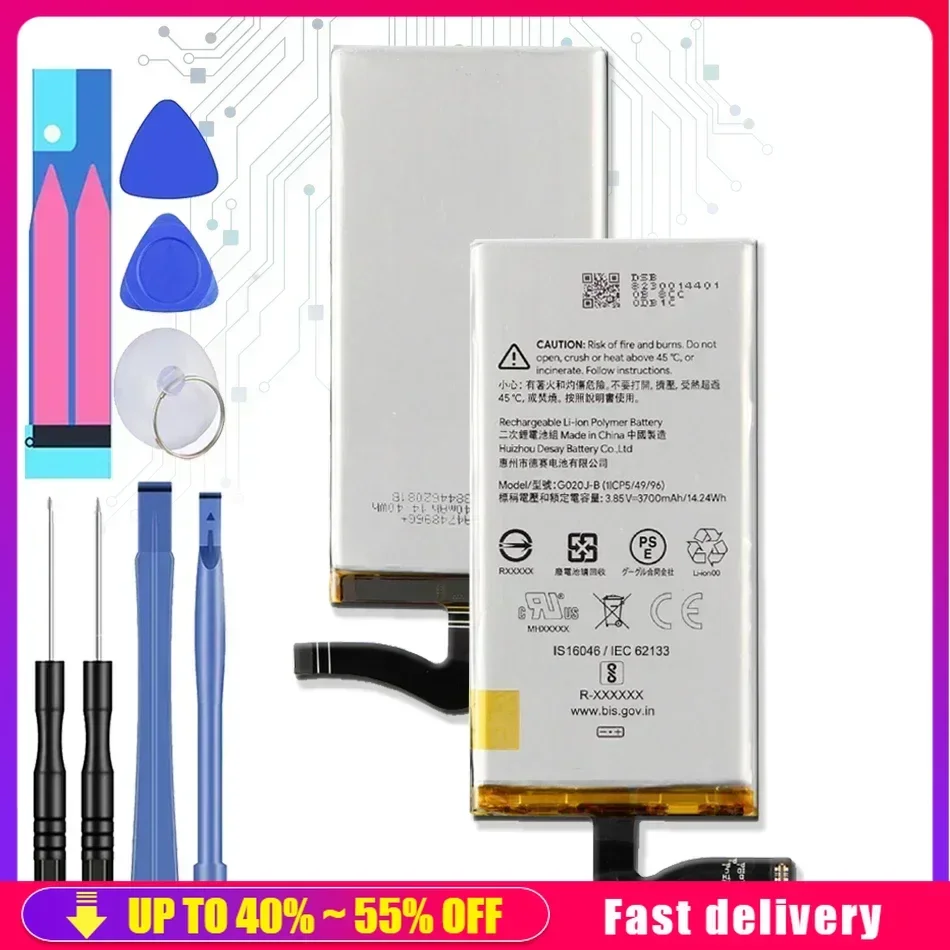 

Mobile Phone Batteries G020J-B 3700mAh For Google Pixel 4 XL Pixel4 X Pixel 4XL Pixel4 XL Cellphones Portable Battery