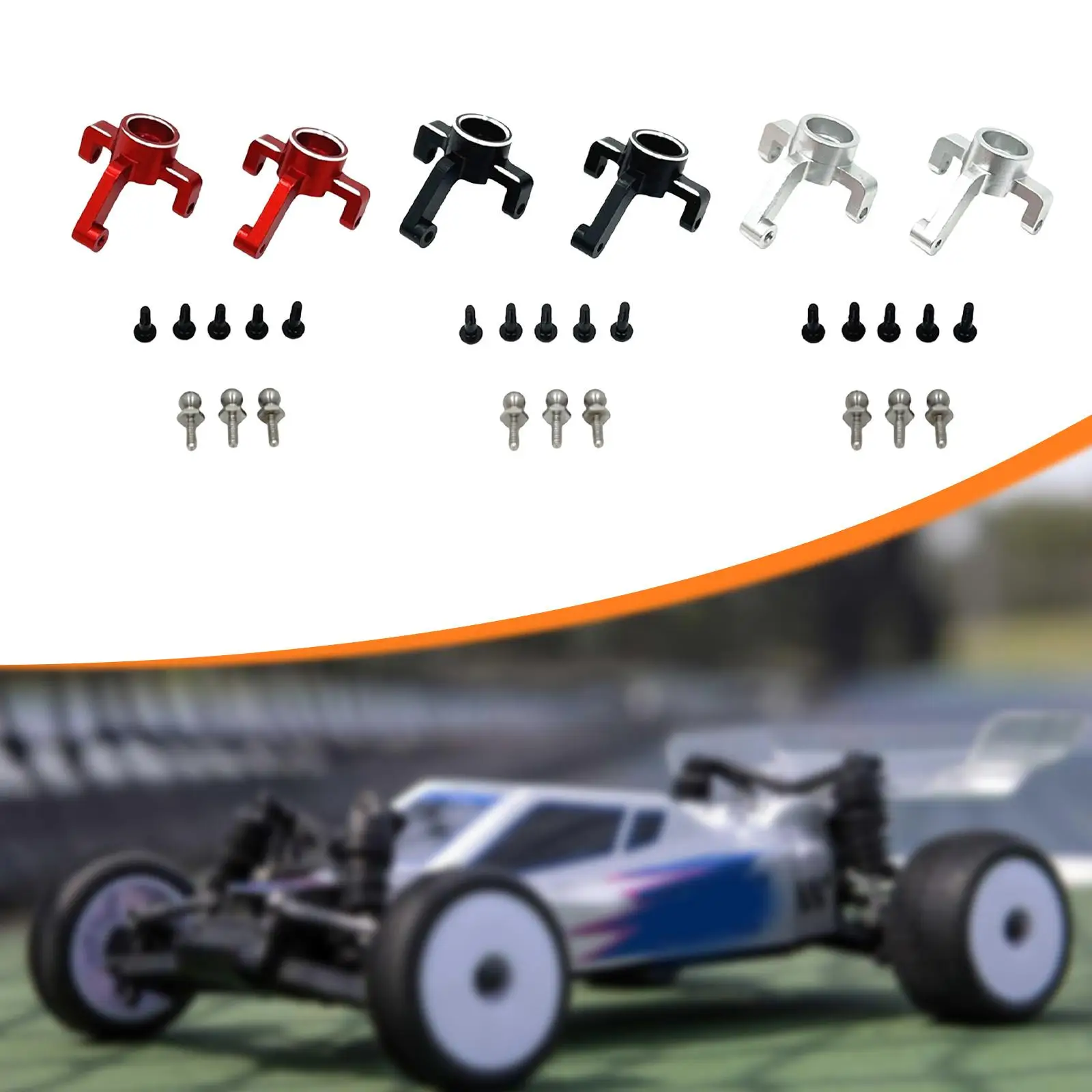 

2 шт. 1/24 RC передний поворотный кулак запасные части для автомобилей Wltoys 244016