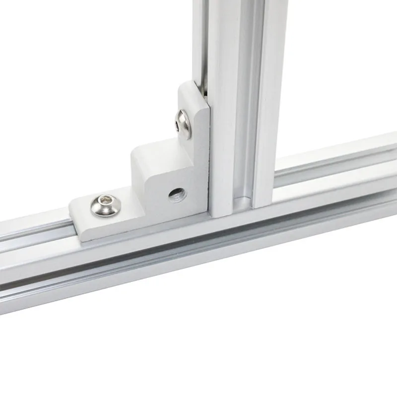 1pcs  2020 3030 4040 Aluminum Profile Corner Code Anchor Wheel Connector Right-angle Extrusion Corner Code view 6