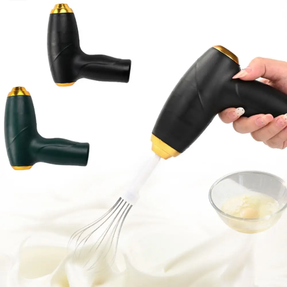 Handheld Electric Mixer with Replacement Heads Wireless Electric Egg Whisk Effort-saving 3 Speed Setting Electric Egg Beater