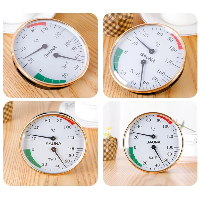 Home Thermometer Sauna Room Hygrometer Measure Tool Digital Temperature Humidity Meter Used in Bathroom Sweat Streamroom M4YD