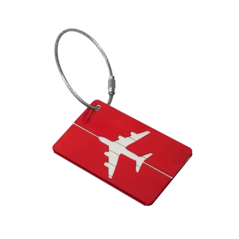 Reise Metall Gepäck anhänger Gepäck anhänger dauerhafte Gepäck identifikation mit Visitenkarte halter Mode Label Reise accessoires – Detail 16