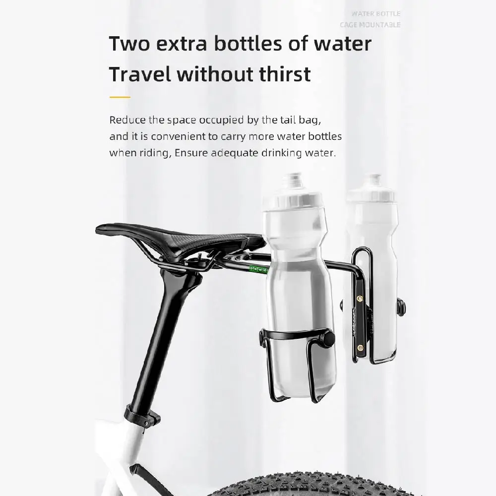 ROCKBROS Fahrrad-Sattelverlängerungshalterung aus Aluminiumlegierung, Stabiler Halter für Fahrradtaschen, Erweiterter Gepäckträger – Detail 10