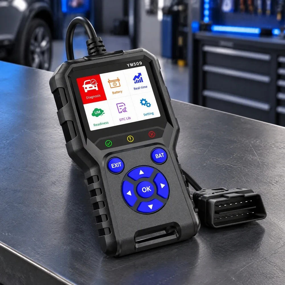 For Obd2 Scanner With 2.8 Inch Color Screen Live Data Graphs For Code Reader For Car Engine Check Light Diagnostic Tool