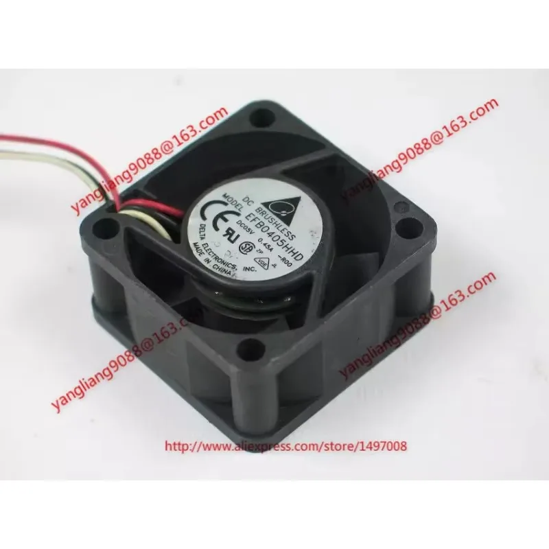 Delta Electronics EFB0405HHD R00 DC 5V 0.45A 40x40x20mm 3-wire  Cooling Fan