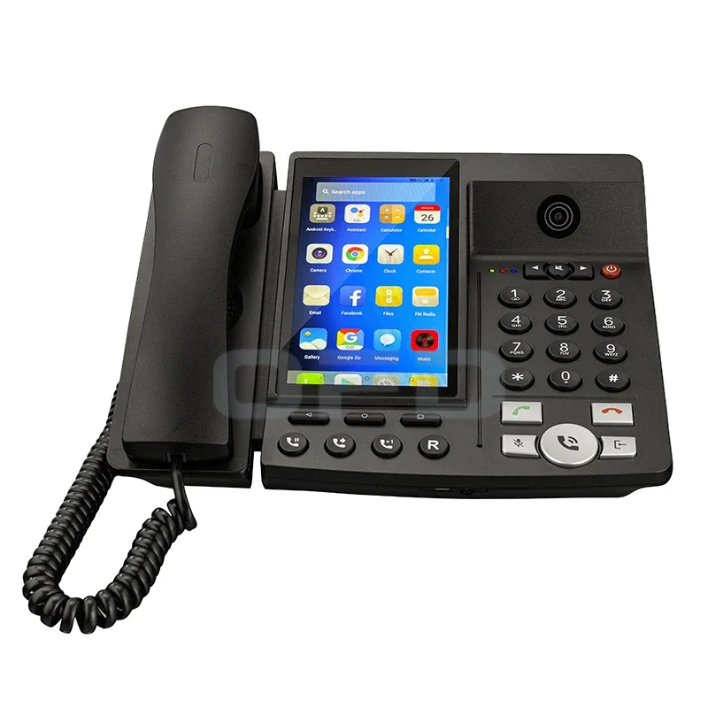 Téléphone intelligent sans fil F910 4G VOLTE, téléphone de table Android avec appel vidéo, voix HD, partenaires WiFi, 5.5 pouces, tactile, caméra