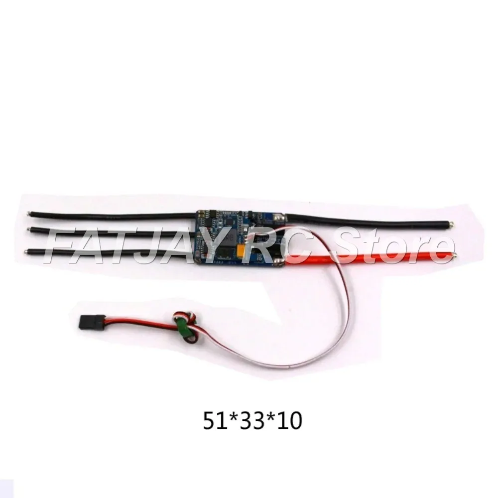 FATJAY 90A Bidirectional Brushless ESC 2-6S 7-25V PWM Underwater Thruster RC Boats Accessory