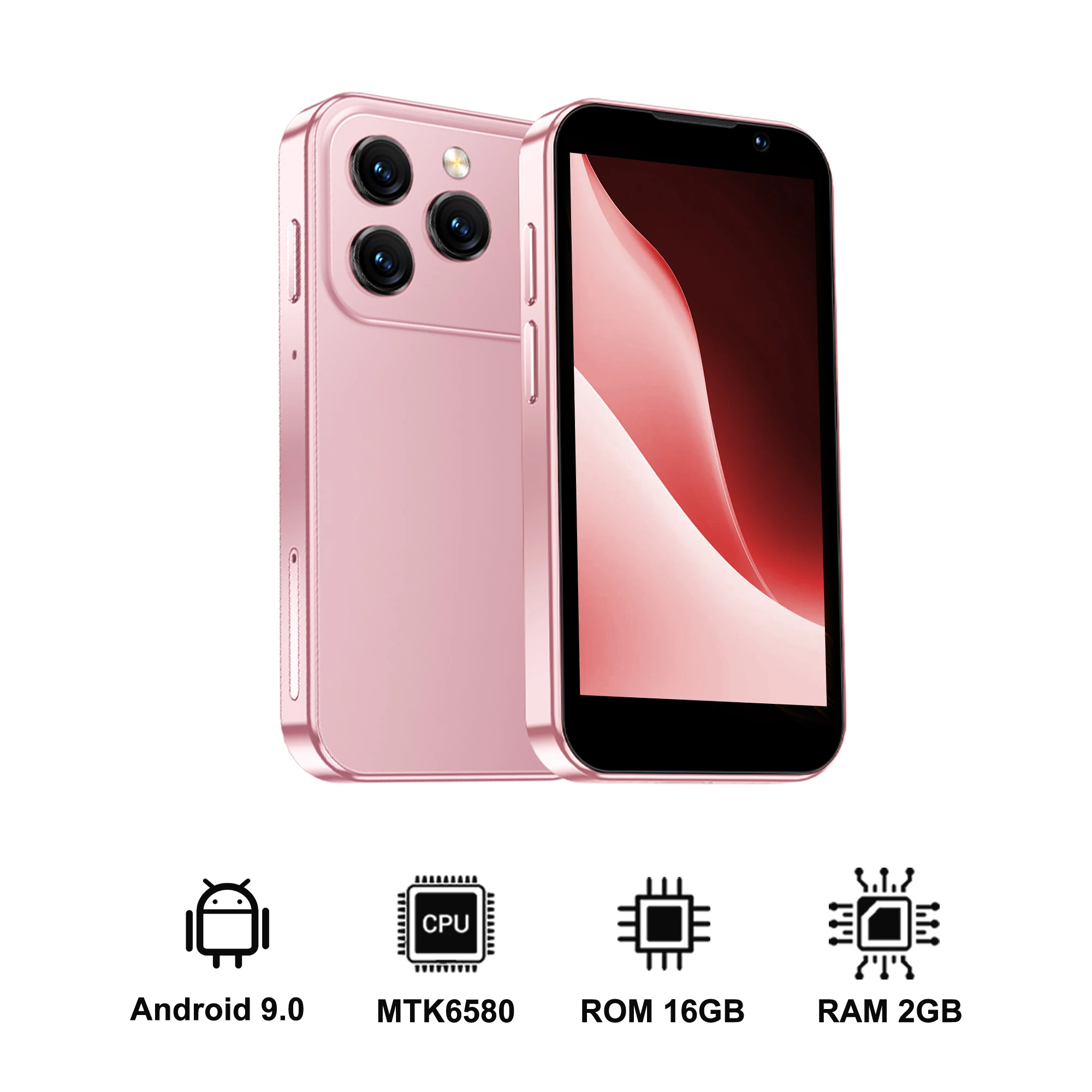 SERVO 17SE ミニスマートフォン Android 9.0 2GB+16GB デュアルSIM 3.0