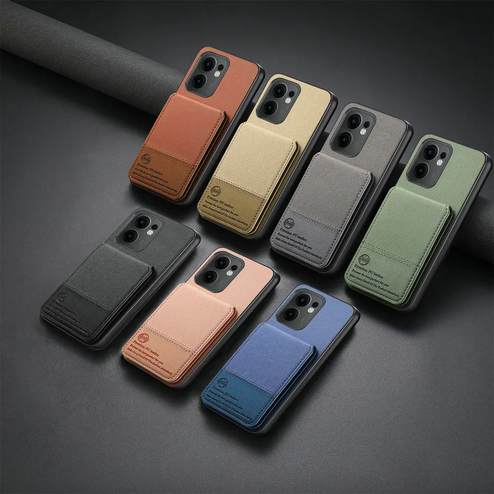 البوب رينو 13 FS 14 Pro 5G حافظة جلدية فاخرة بطاقة تتفاعل عودة شل ل ممن لهم رينو 13 حافظة هاتف Reno14 F 13A 13F 13FS للصدمات C #6