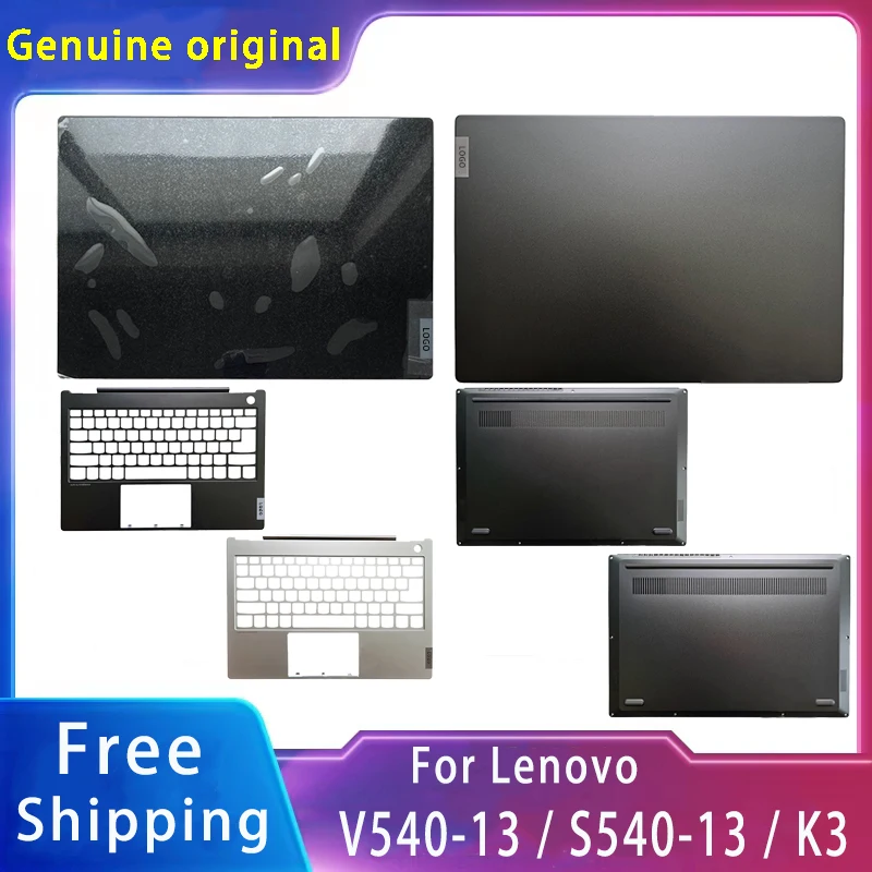 New For Lenovo V540-13 S540-13 K3;Replacemen Laptop Accessories Lcd Back Cover/Palmrest/Bottom With LOGO