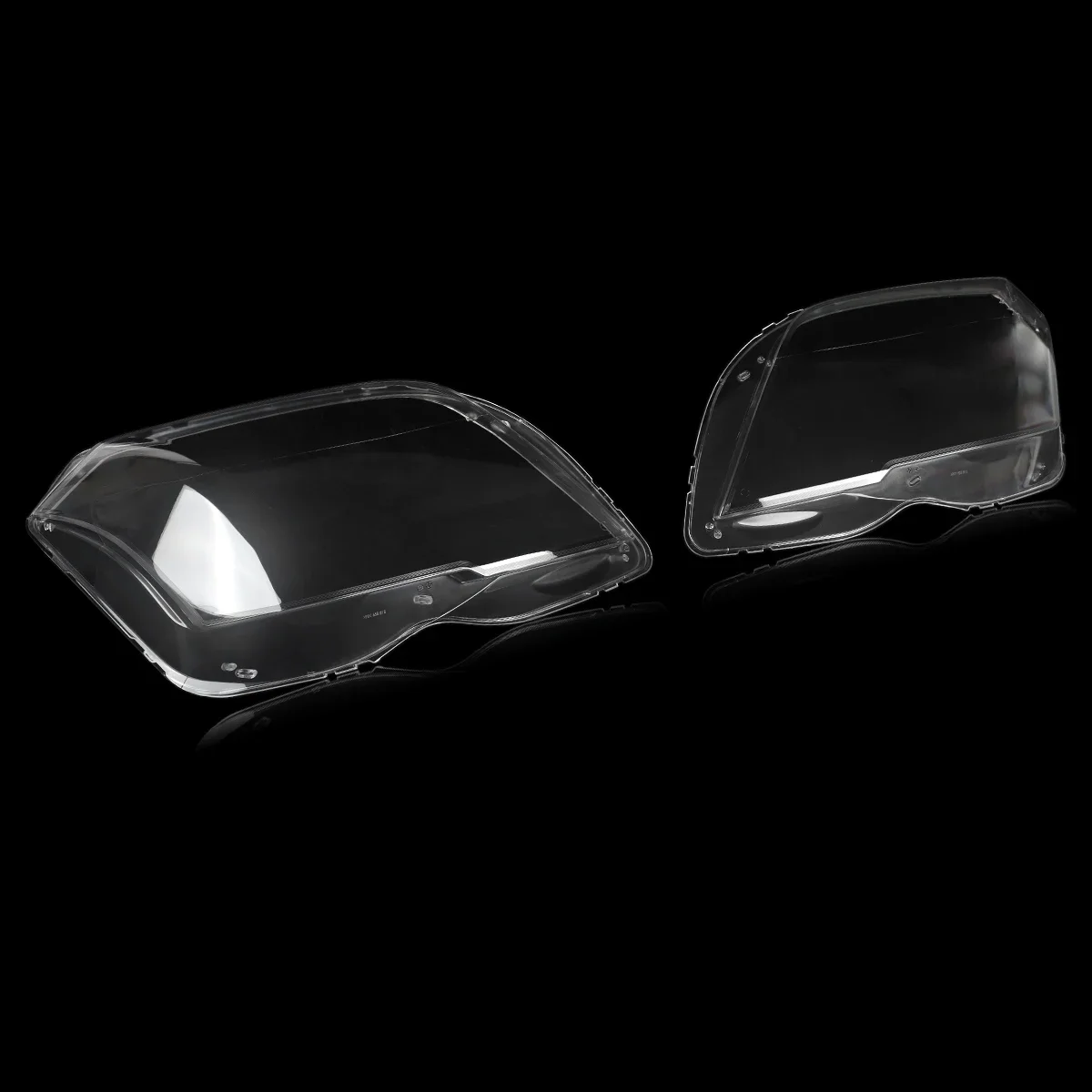 Pair Headlight Lens Headlamp Cover For Mercedes GLK Class X204 2009-2012 GLK250