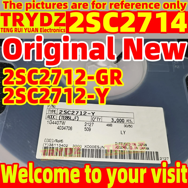 500-50pcs Original New 2SC2714 2SC2712-GR 2SC2712-Y SOT-23