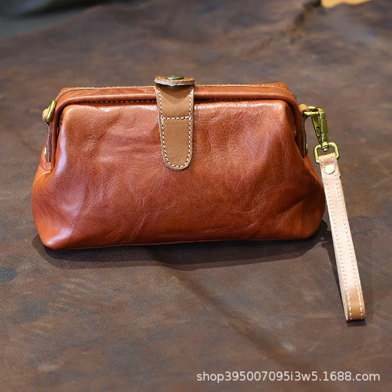 Cobbler Legend Genuine Leather Shoulder Bag For Women Vintage Small Shoulder Messenger Cross Body Bag