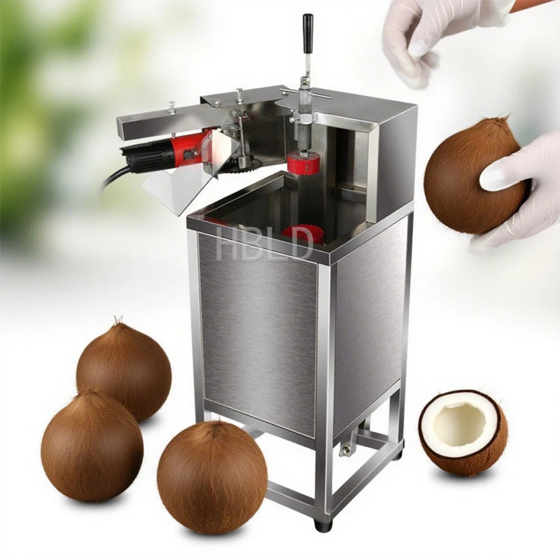 

Commercial Disposable Coconut Cutting Machine Thai Tender Coconut Opening Tool for Food Service