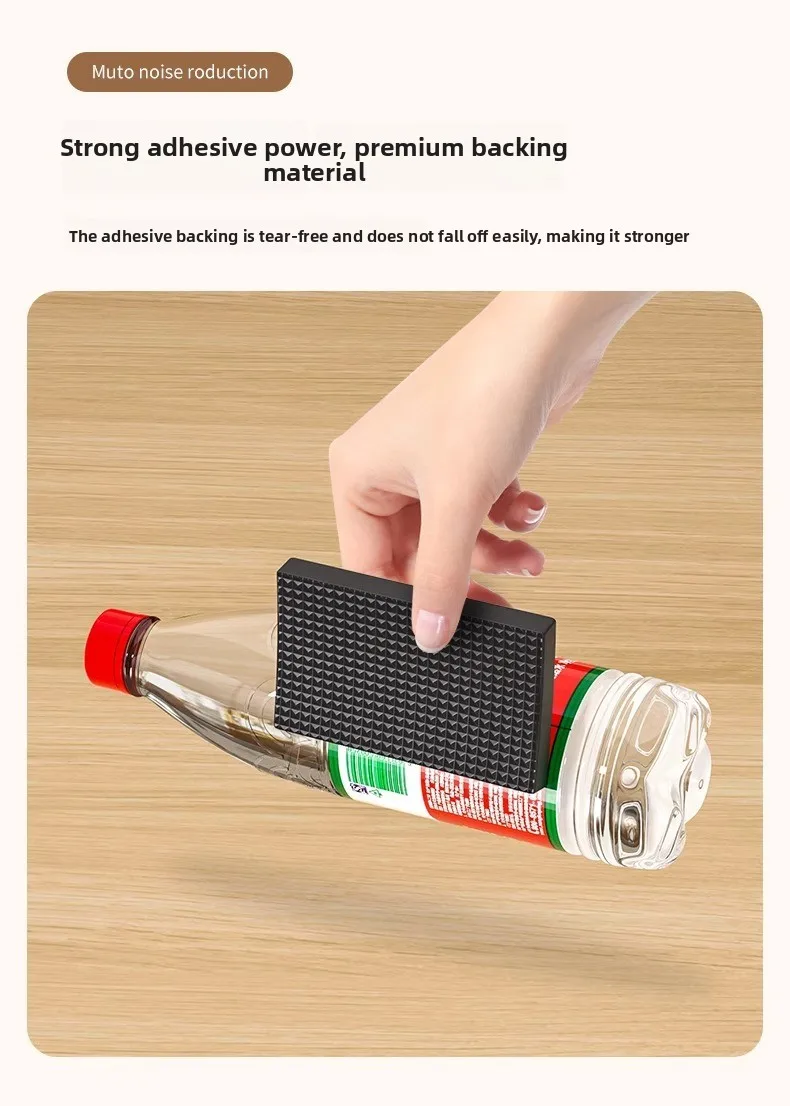 Verdickte Rutschfeste Möbelpads Selbstklebende Gummi-Schalldämpfungsmatten Tisch- und Stuhl-Fußschutzpolster Stoßfänger Anti-Rutsch-Pad DIY-Form – Detail 10
