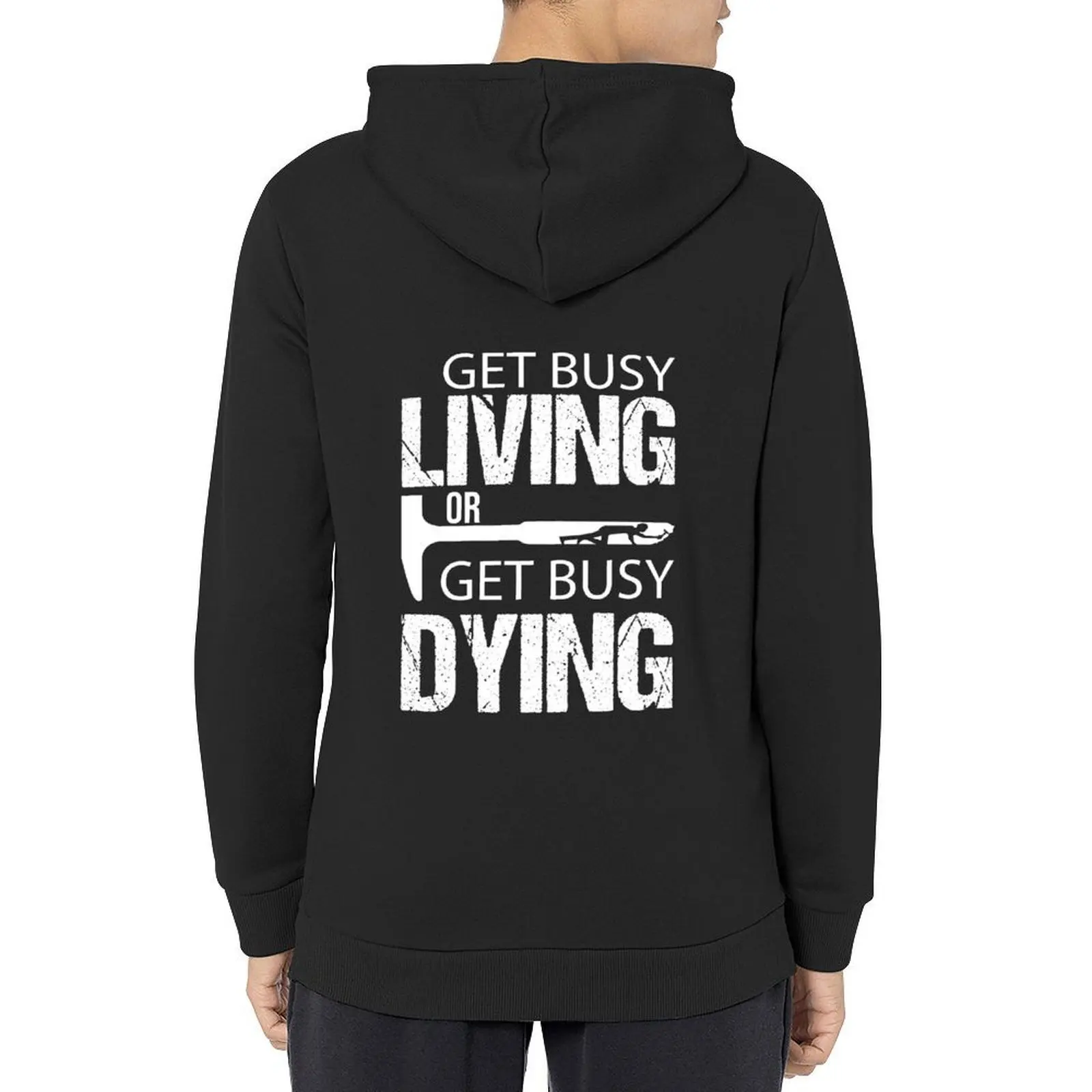 

Get Busy Living or Get Busy Dying Hoodie aesthetic clothing korean autumn clothes men's clothing men's autumn clothes hoodie man