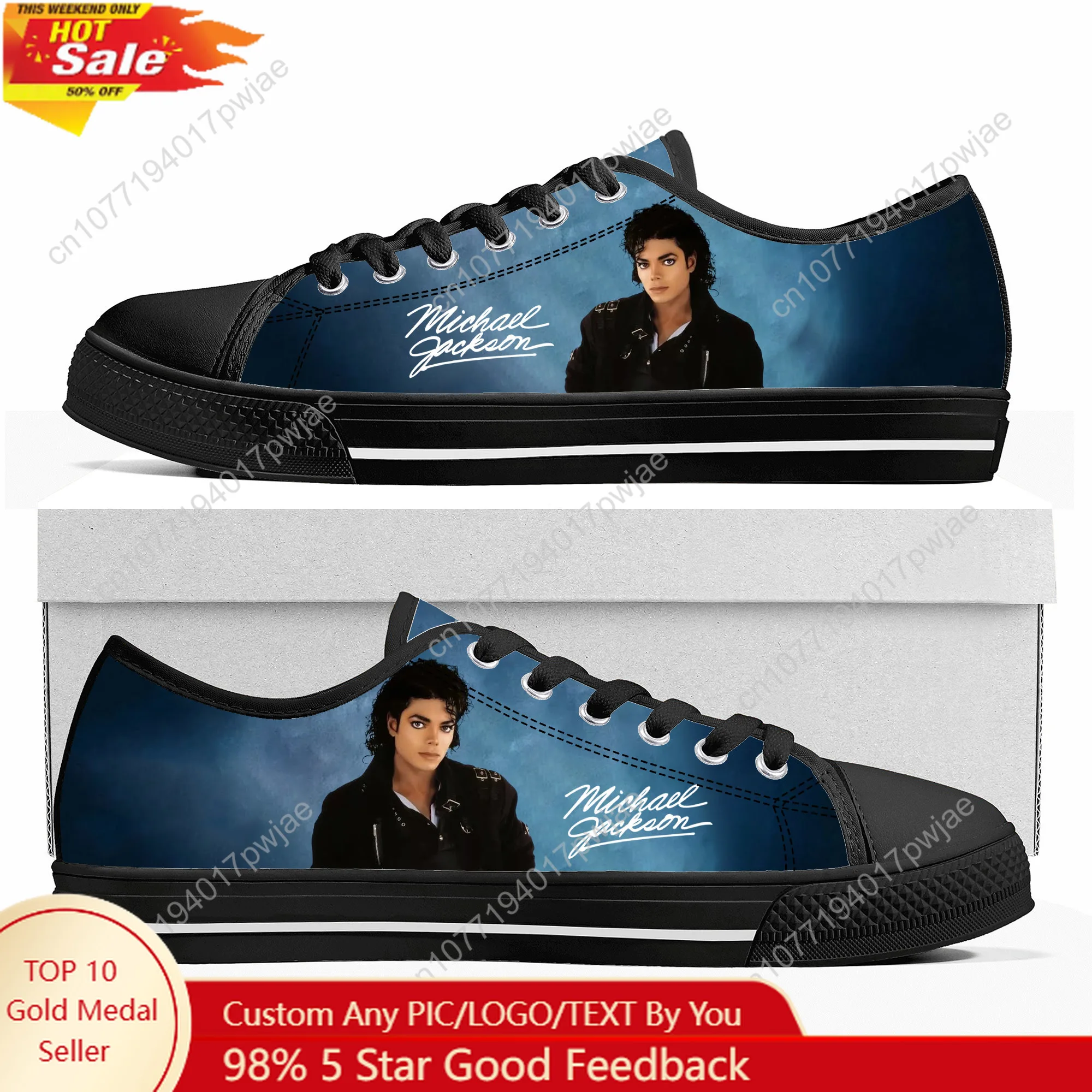 

Michael Jackson Dance Singer Low Top Lightweight Sneakers Mens Womens Teenager Canvas Sneaker Hiking Travel Casual Shoes