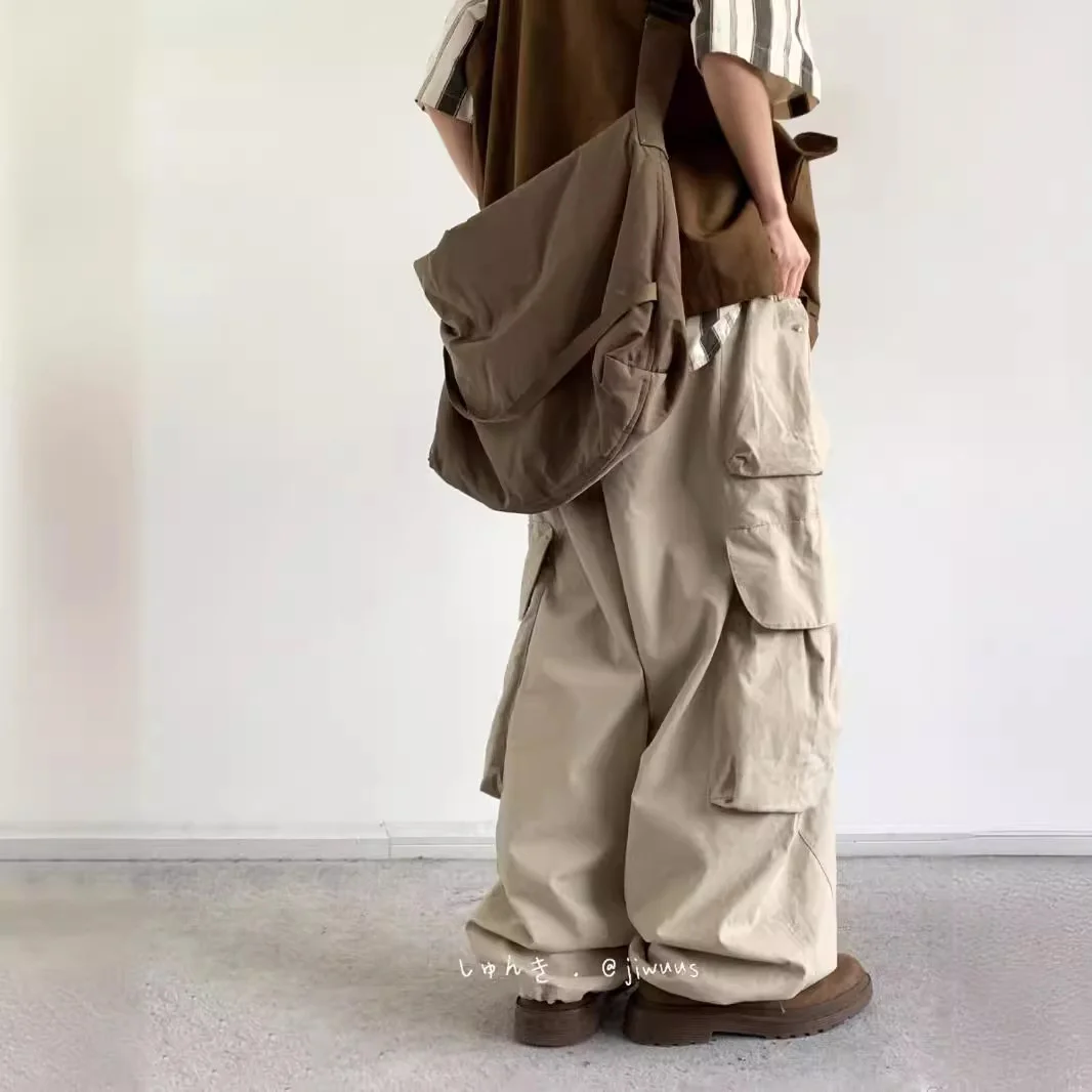 

Брюки-парашюты женские женские зимние брюки-карго вельвет стандартной посадки в стиле гранж на открытом воздухе уютные на флисовой подкладке минималистичный скандинавский винтаж