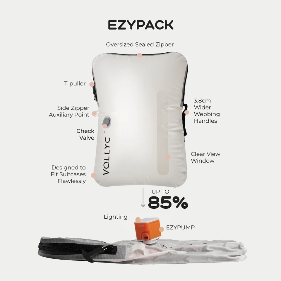 FLEXTAIL X VOLLYC EZYPACK - 25L Vacuum Storage Bag, 85