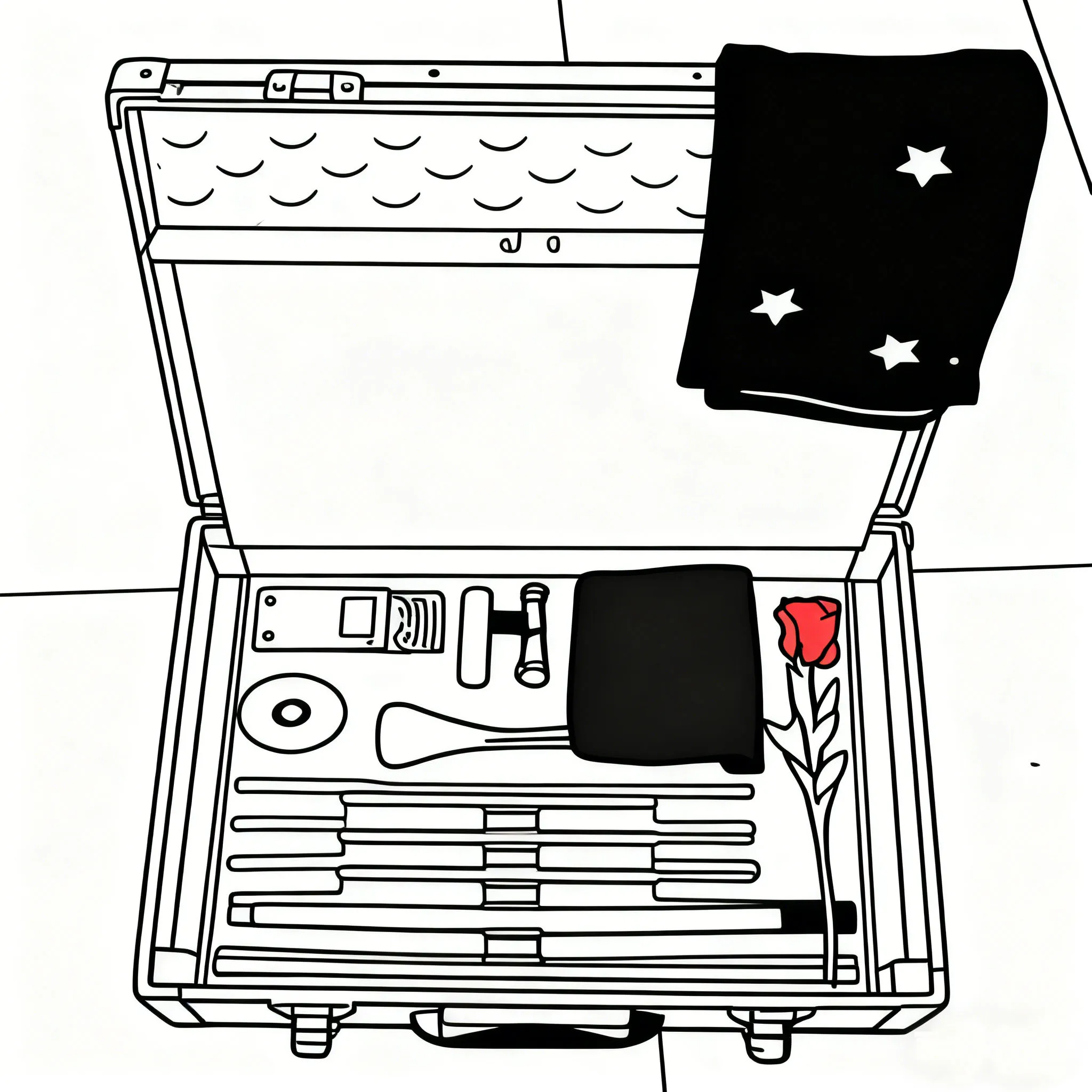 Jumbo Sidekick And Glass Breaking Table Remote Control Combination Two In One Large Stage Magic Props