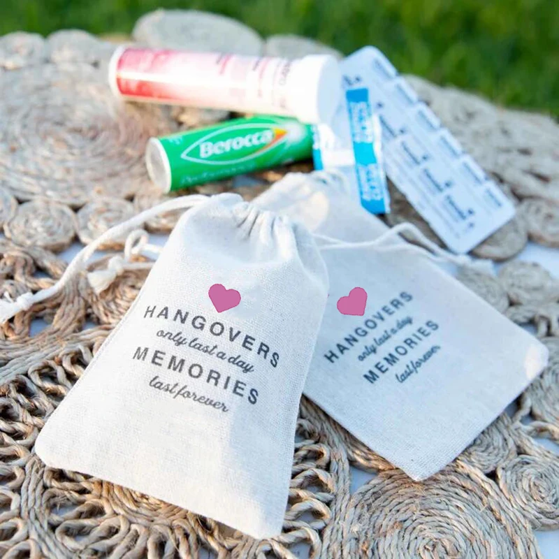 5pcs Recovery Hangover Kit bags Bach weekend Bachelorette hen Party bridal shower bride to be wedding engagement Birthday gift view 3