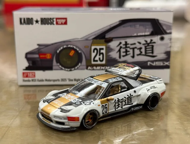 New Mini Gt Kaido House 1:64 Honda Nsx No.25 Hec Version Open-Lid