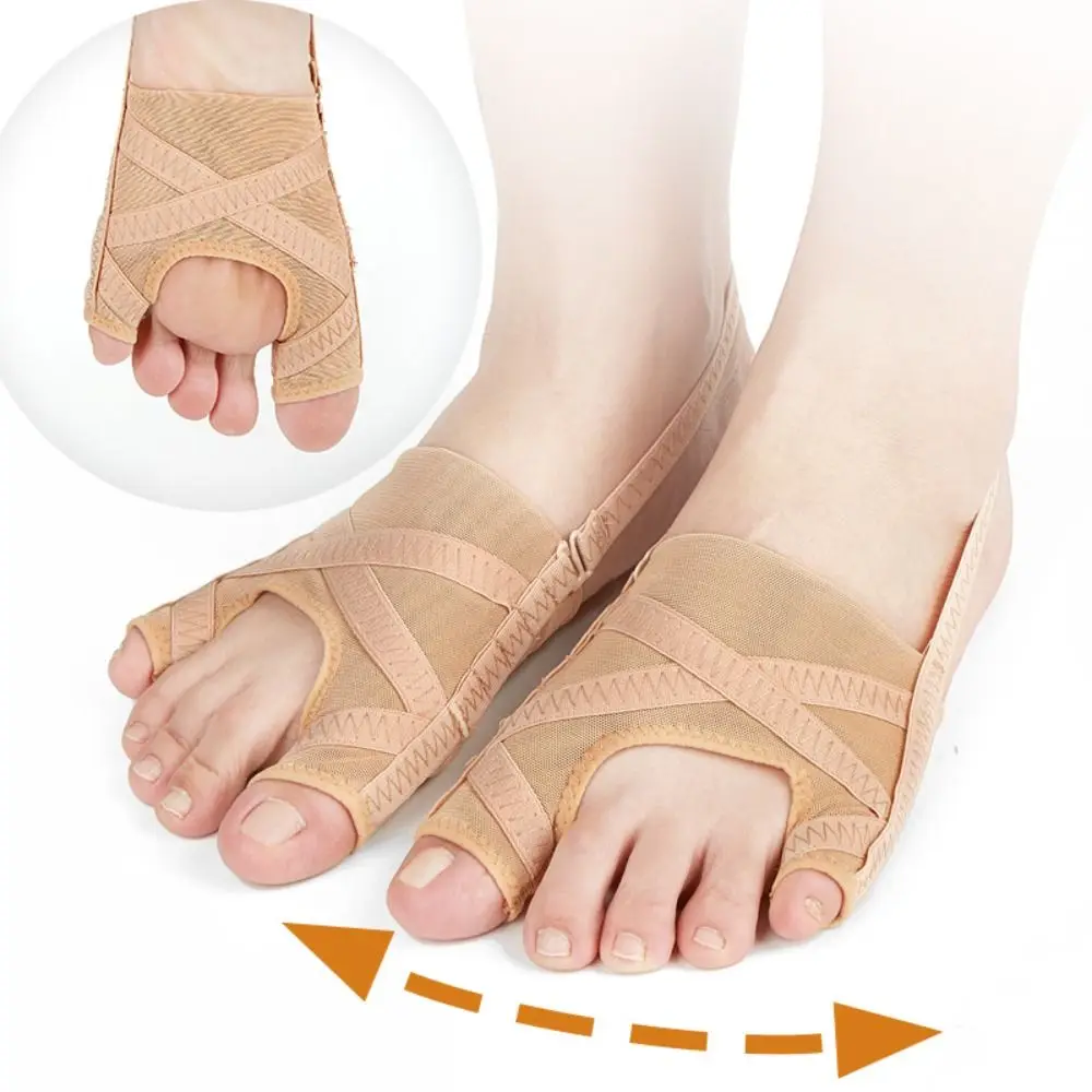 Fabric Bunion Corrector For Hallux Valgus Easy to Wear Bunion Socks Breathable Sleeve Spacer Separator Toe Corrector Running