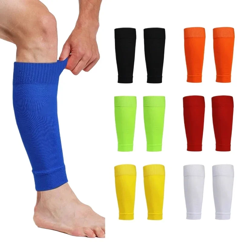1 Paar Fußballsocken Fußballzubehör Beinschoner Ärmel Atmungsaktive Sportsocken für Erwachsene und Kinder Schienbeinschoner Wadenschutz Beinabdeckung