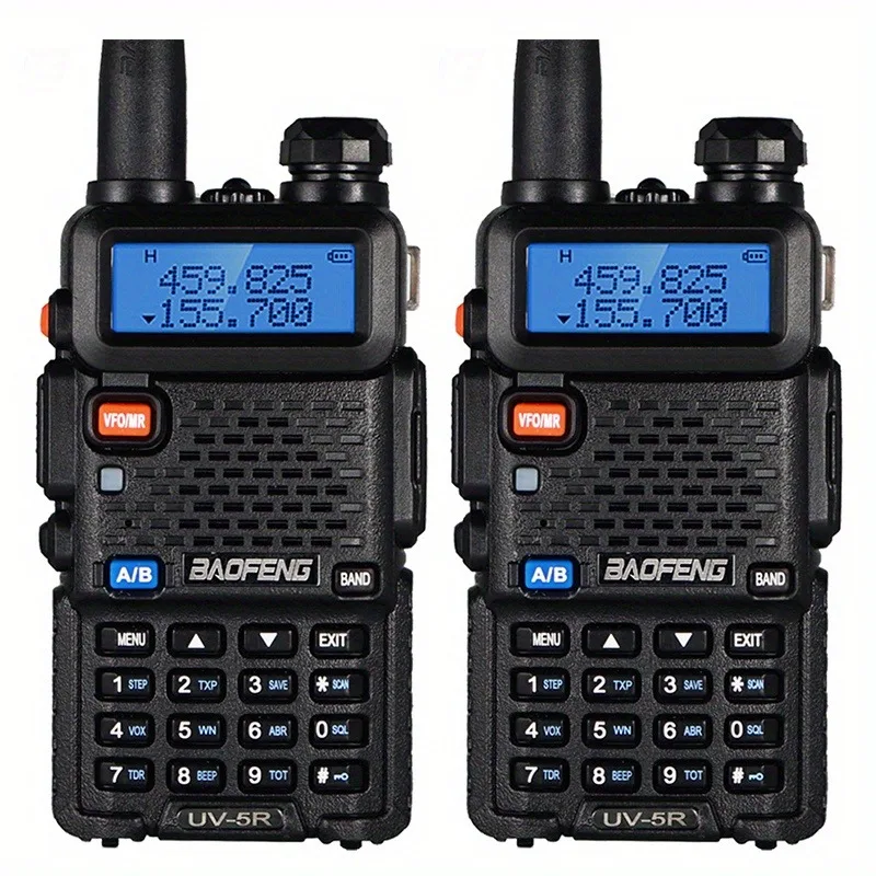 

UV-5R 8W High Power Walkie Talkies 8W Radio UV5R Dual Band Transceiver 5-10KM Walkie Talkie USB walkie talkies