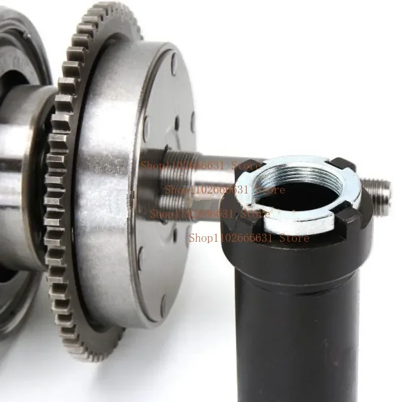 Herramienta de embrague GY6 de 28MM para motocicleta, llave de bloqueo, tuerca, llave de tubo para motor GY6 125 150cc, herramienta de extracción de tuerca de embrague para patinete