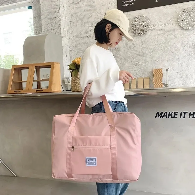 

Waterproof Travel Clothing Storage Bag Bedroom Single Shoulder Bag Moving Clothes Organizer Durable Handbag for Travel