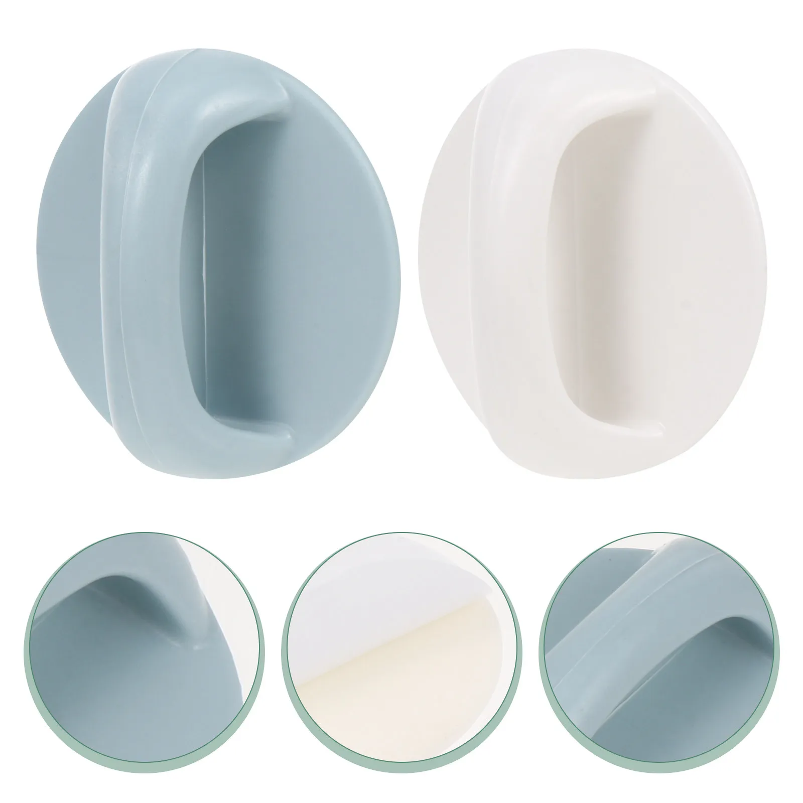 10Pcs Window Fridge Handle Set High Quality PP Material Self-Adhesive Furniture Door Handles No Drill Plastic Cabinet Drawer