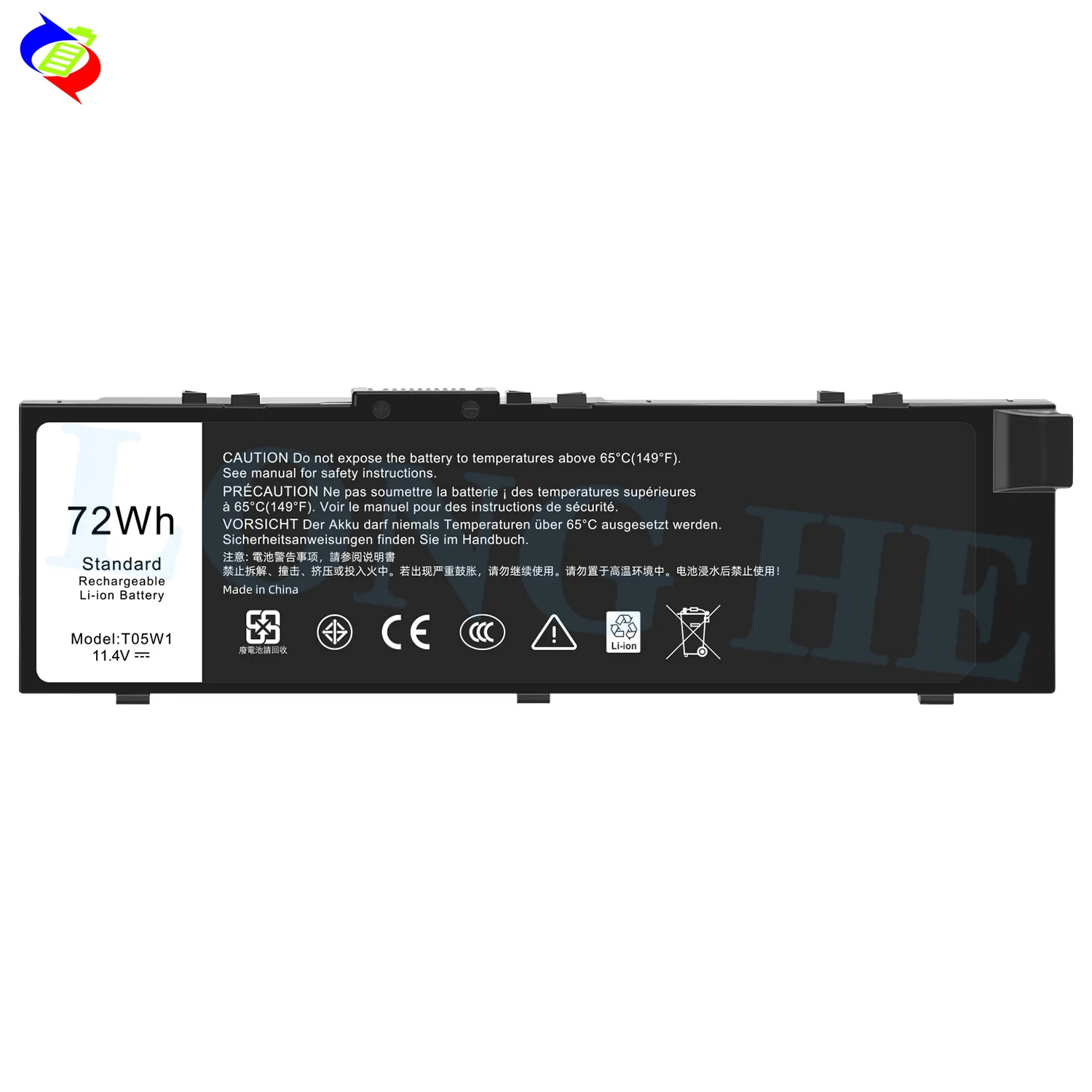 T05W1 11.1V 72Wh Laptop Battery For Dell Precision 15 7000 7510 7520 17 7000 7720 7510 7710 M7710 M7510