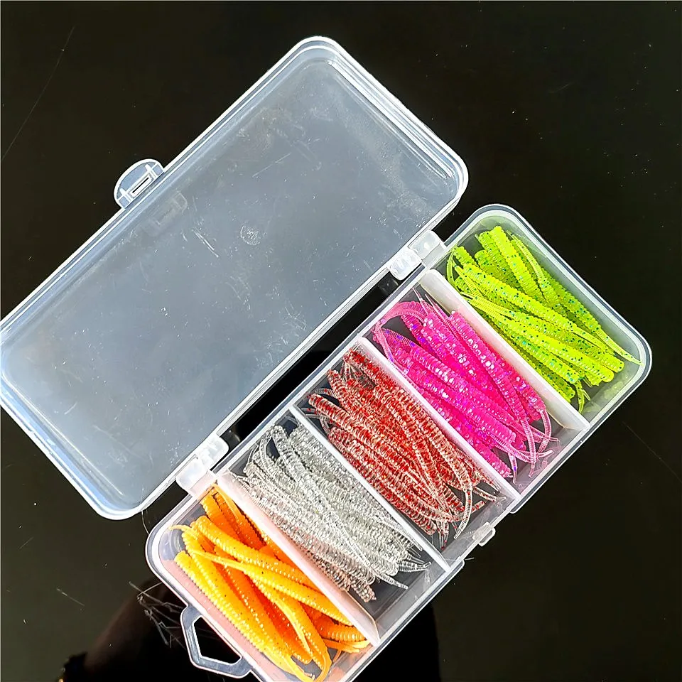 SWOLFY  AJING Soft Lure 0.3g/0.45g Rockfish Fishing Hooks Hook Swimbaits Jig Lure Wobber Worm Bait